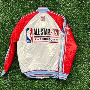 Limited Edition!!! STARTER “NBA ALL-STAR WEEKEND 2020 CHICAGO” SATIN JACKET